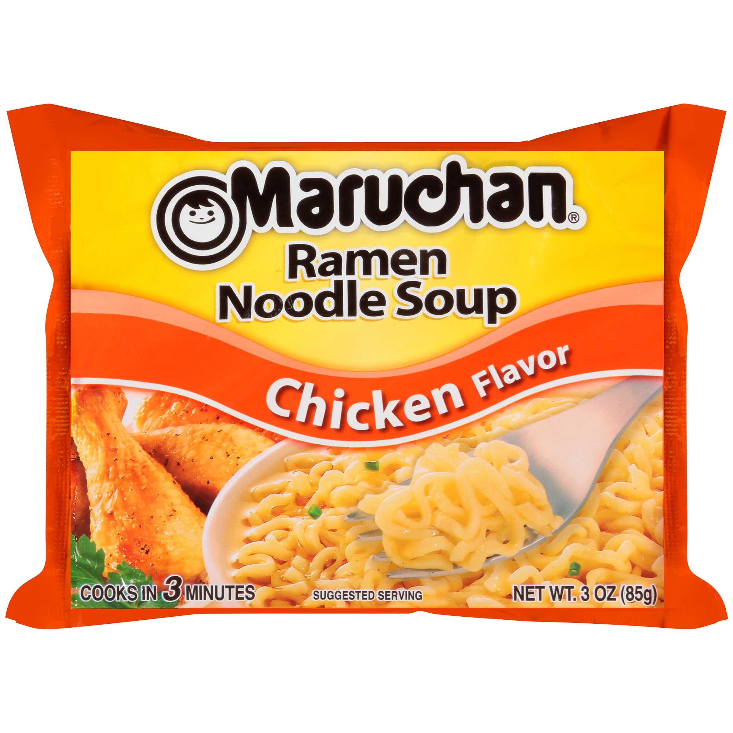 Maruchan Ramen Noodle Soup Chicken Flavor - 3 oz. package, 24 per case