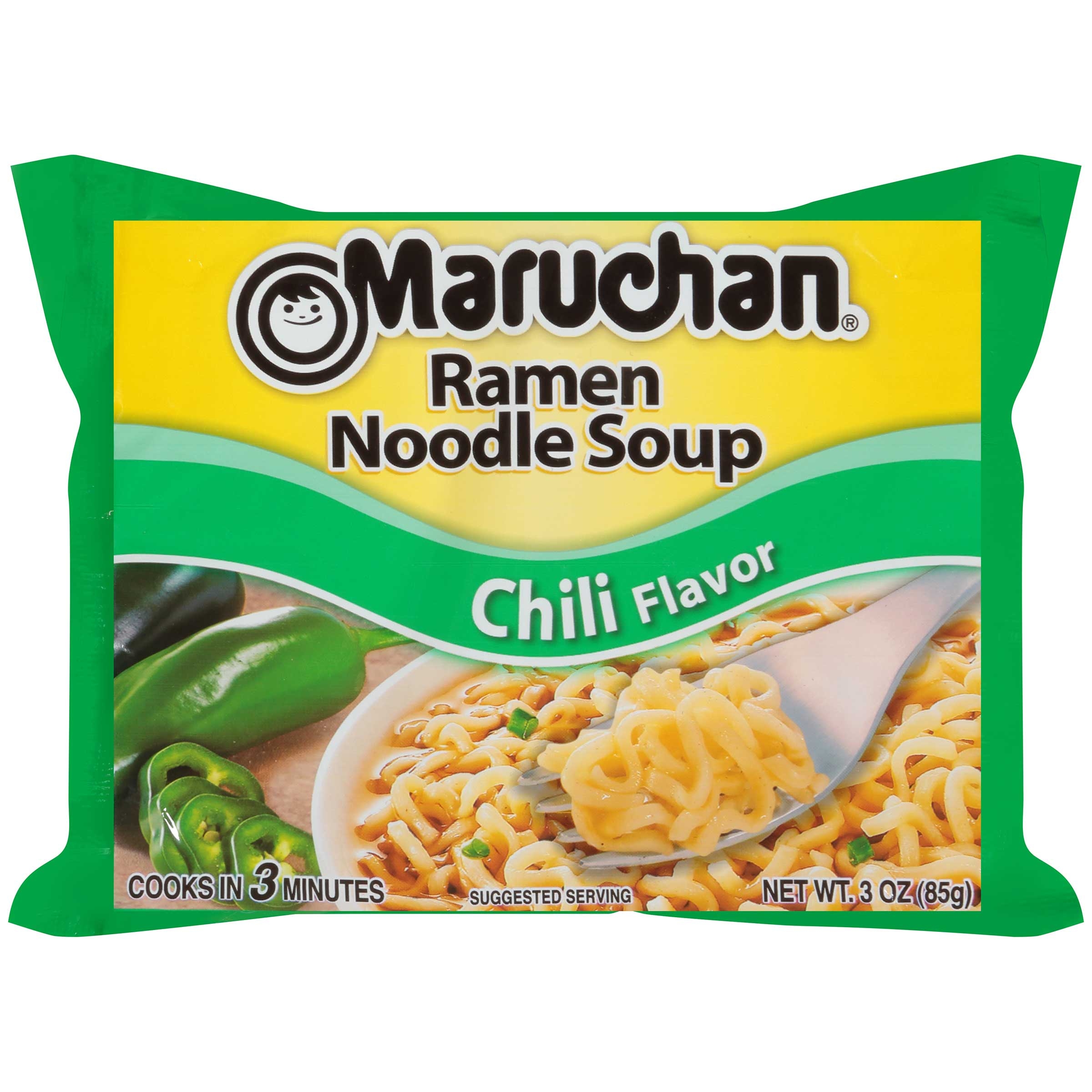 Maruchan Ramen Noodle Soup Chili Flavor - 3 oz. package, 24 per case
