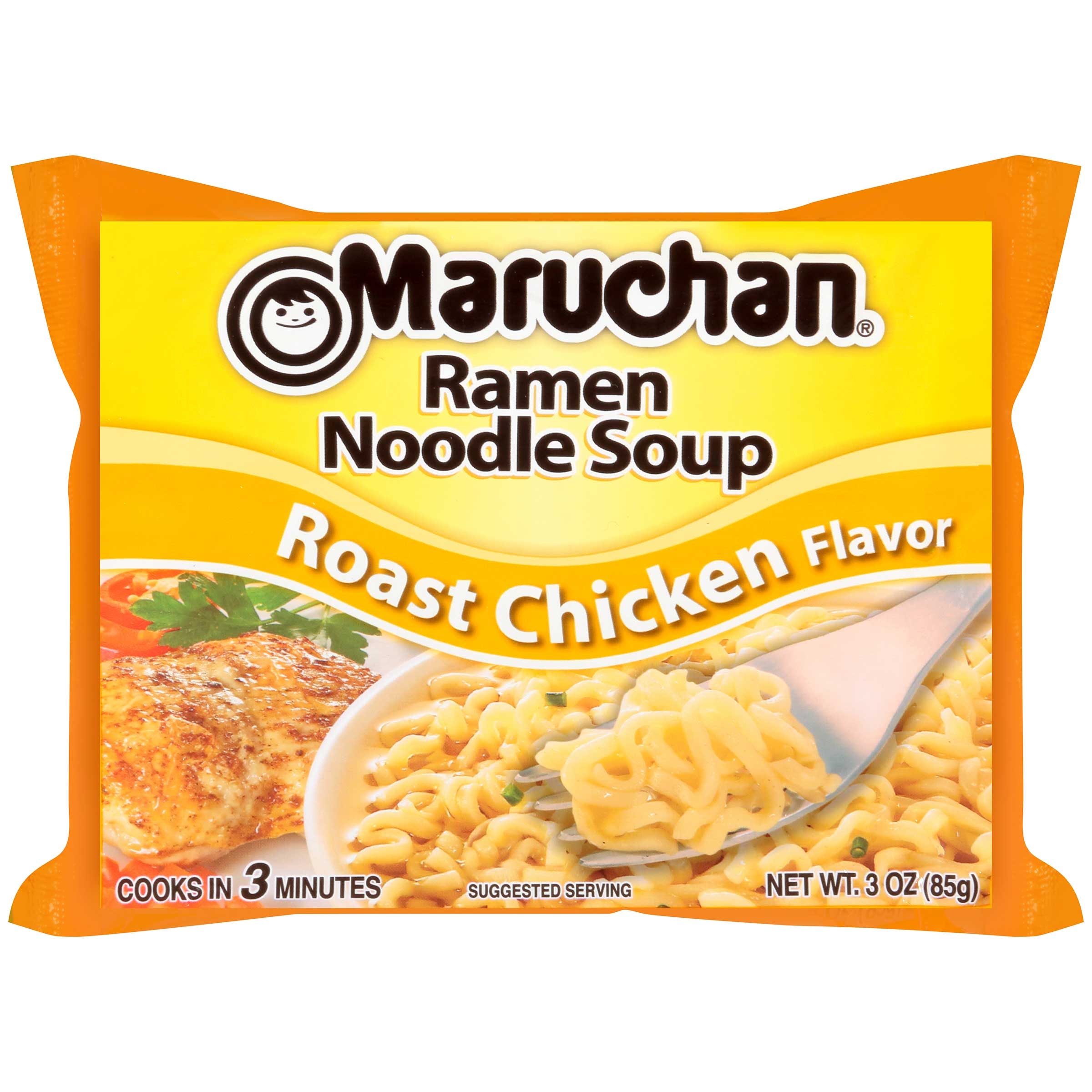 Maruchan Ramen Noodle Soup Roast Chicken Flavor - 3 oz. package, 24 per case