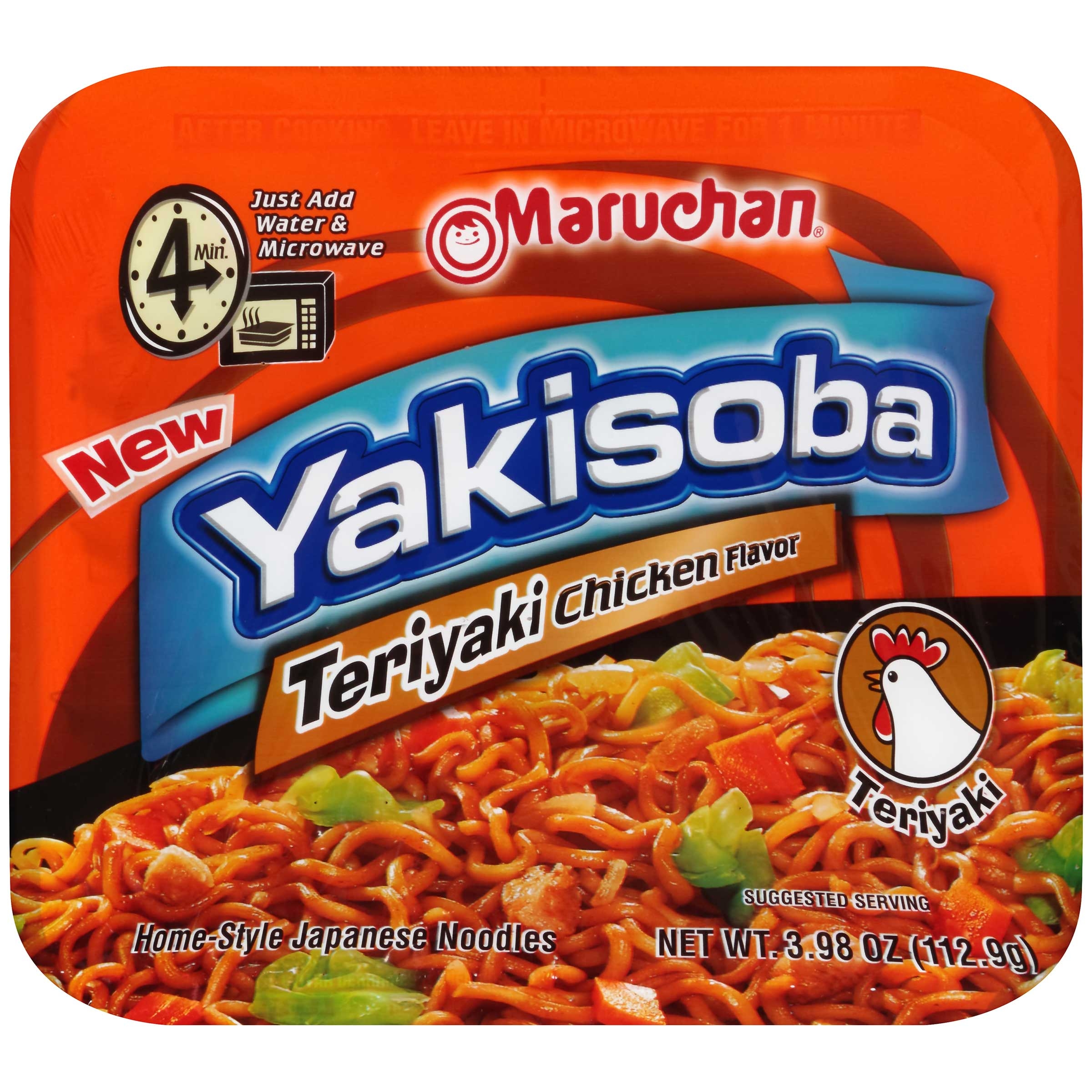 Maruchan Yakisoba - Teriyaki Chicken, 3.98 Ounce -- 8 per case.