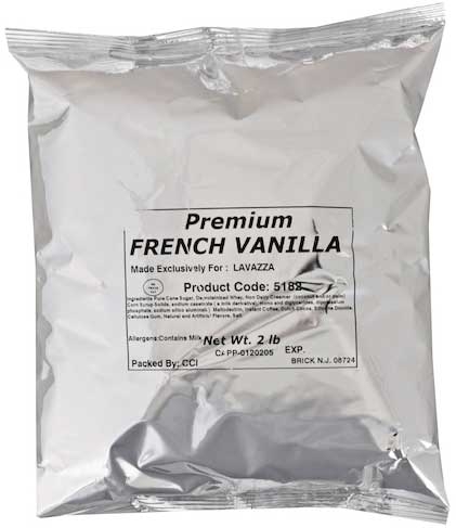 Lavazza Premium French Vanilla Powder, 2 Pound -- 6 per case