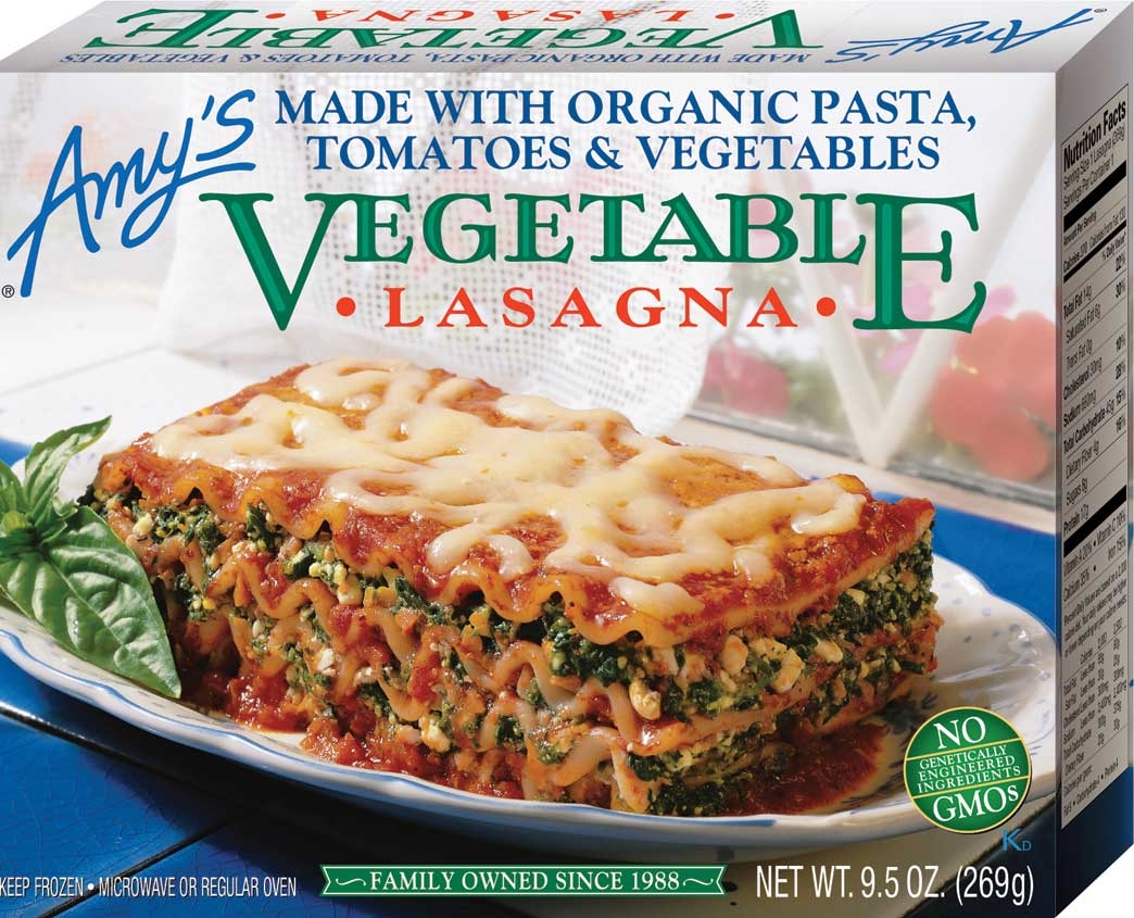 Amys Organic Vegetable Lasagna, 9.5 Ounce -- 12 per case