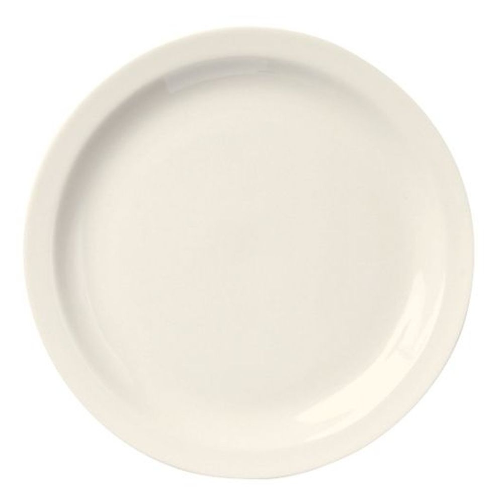 Homer Laughlin Undecorated Plate, 10 1/2 inch -- 12 per case