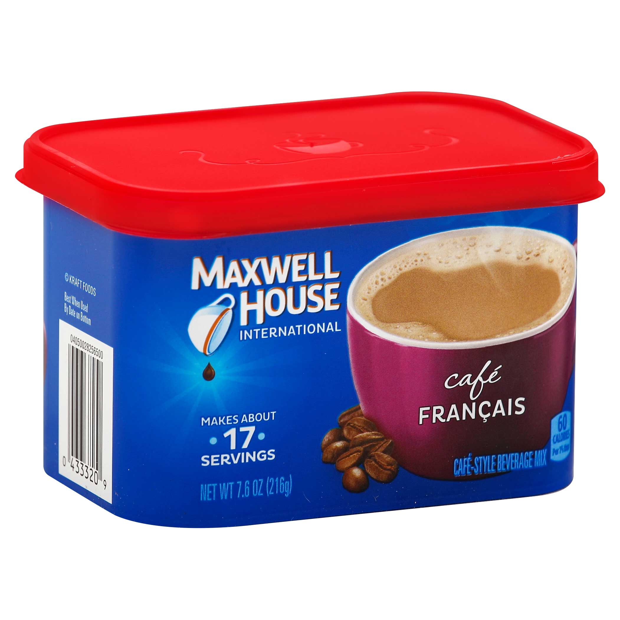 Maxwell House Francais Cafe Style Instant Beverage Mix, 7.6 Ounce -- 8 per case.