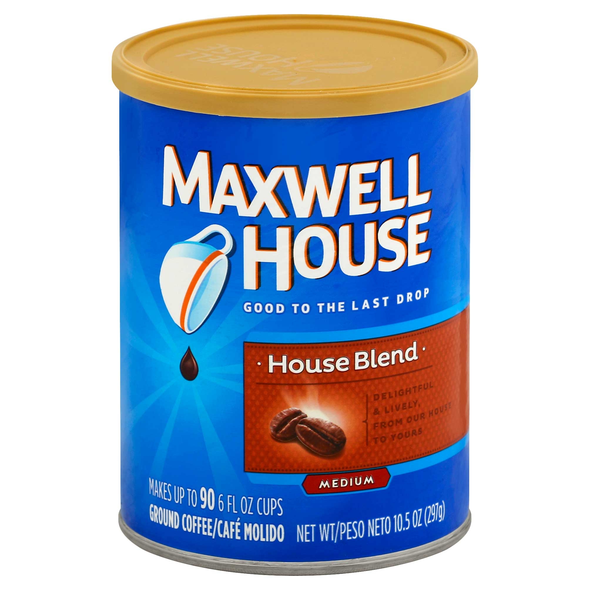 Maxwell House Coffee House Blend Coffee, 10.5 Ounce -- 6 per case.