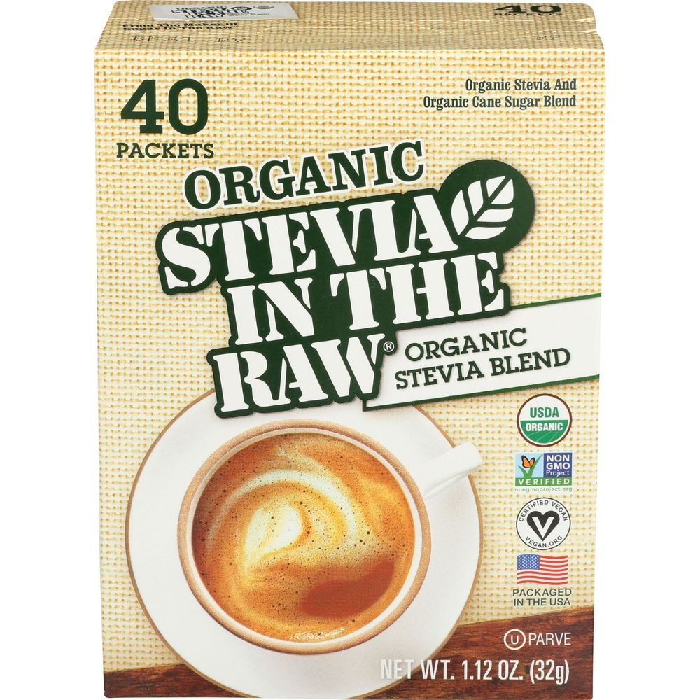 Stevia In The Raw Organic Stevia Blend Sugar Pocket, 40 count -- 6 per case
