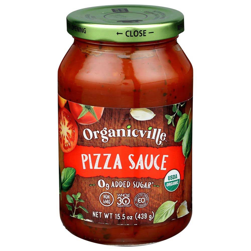 Organicville Organic Gluten Free Pizza Sauce, 15.5 Ounce -- 6 per case