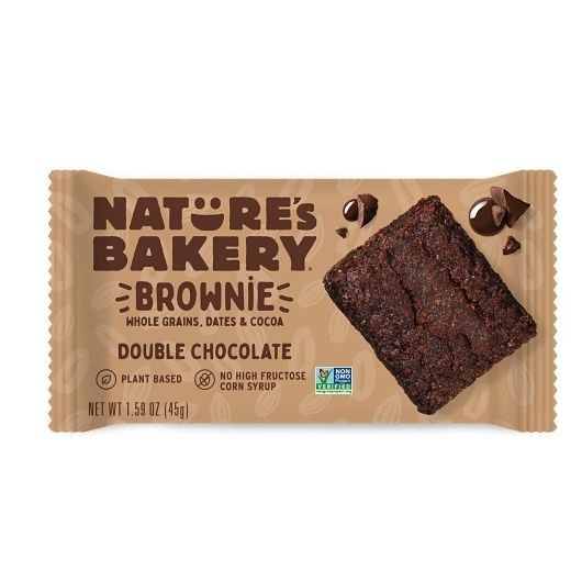 Natures Bakery Double Chocolate Brownie, 1.59 Ounce -- 36 per case