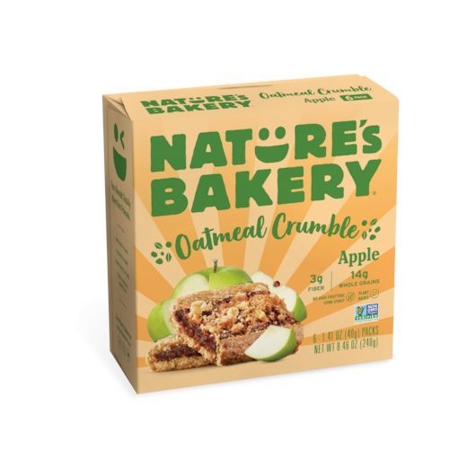 Natures Bakery Apple Oatmeal Crumble Bar, 8.46 Ounce -- 6 per case