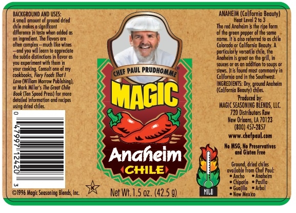 Chef Paul Prudhommes Magic Anaheim Chile - 16 oz. can, 4 per case