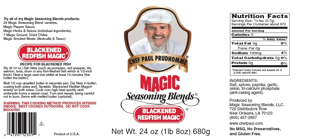 Magic Seasoning Blends - Blackened Redfish Seasoning, 5 Pound.