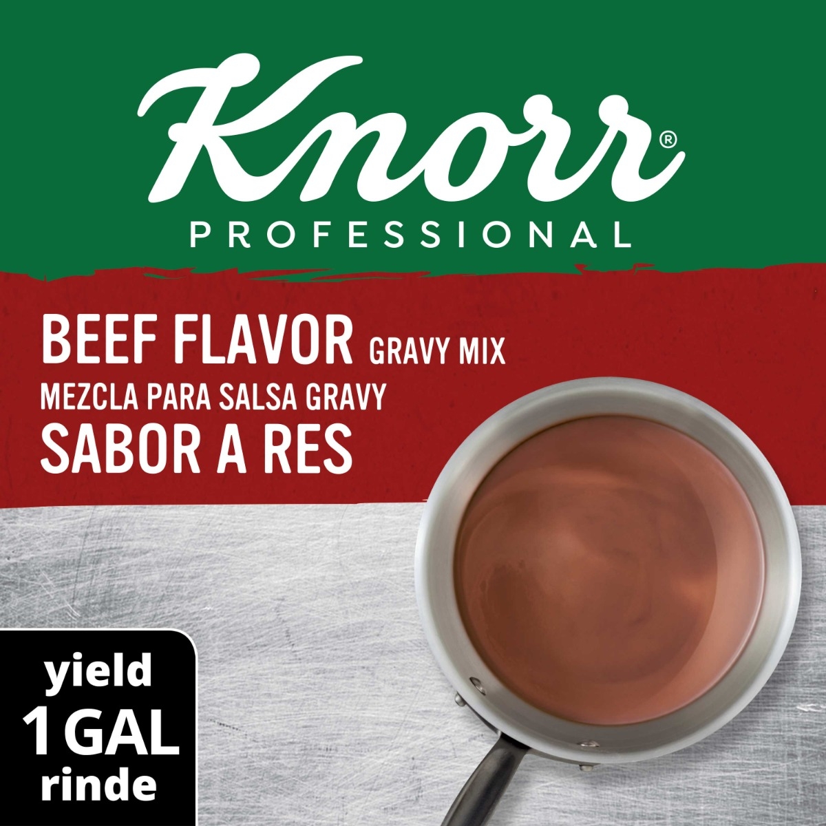 Single Knorr Professional Gluten Free Beef Gravy Mix, 12.66 Ounce
