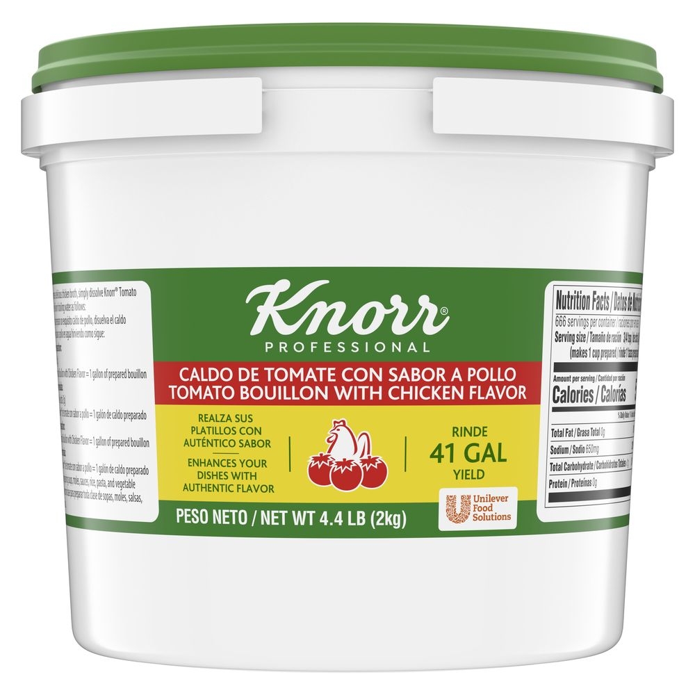 Single Knorr Professional Caldo de Tomate Tomato Bouillon Base, 4.4 pound