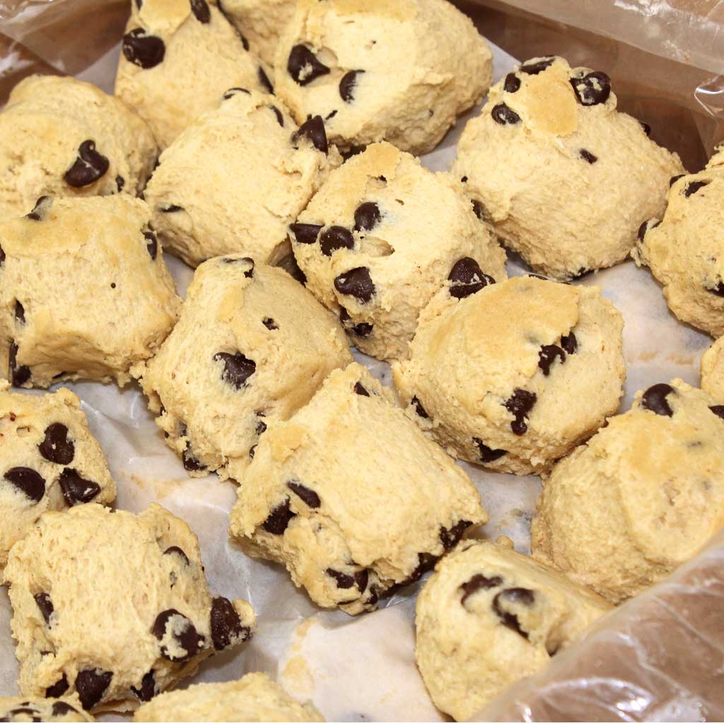 Davids Gluten Free Chocolate Chip Cookie Dough, 1.5 Ounce -- 120 per case.