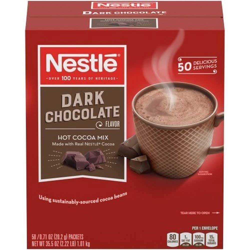 Nestle Dark Rich Hot Cocoa Mix, 0.71 Ounce -- 300 per case