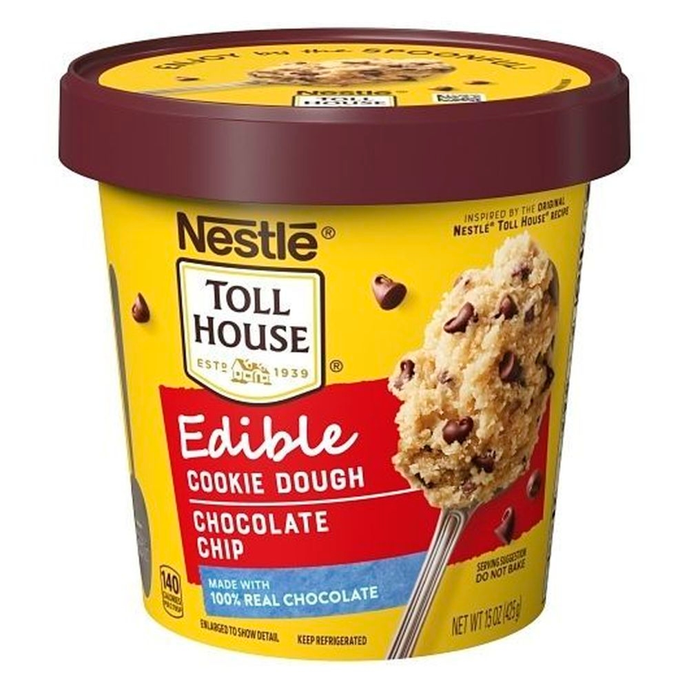Nestle Toll House Chocolate Chip Edible Cookie Dough, 15 Ounce -- 4 per case