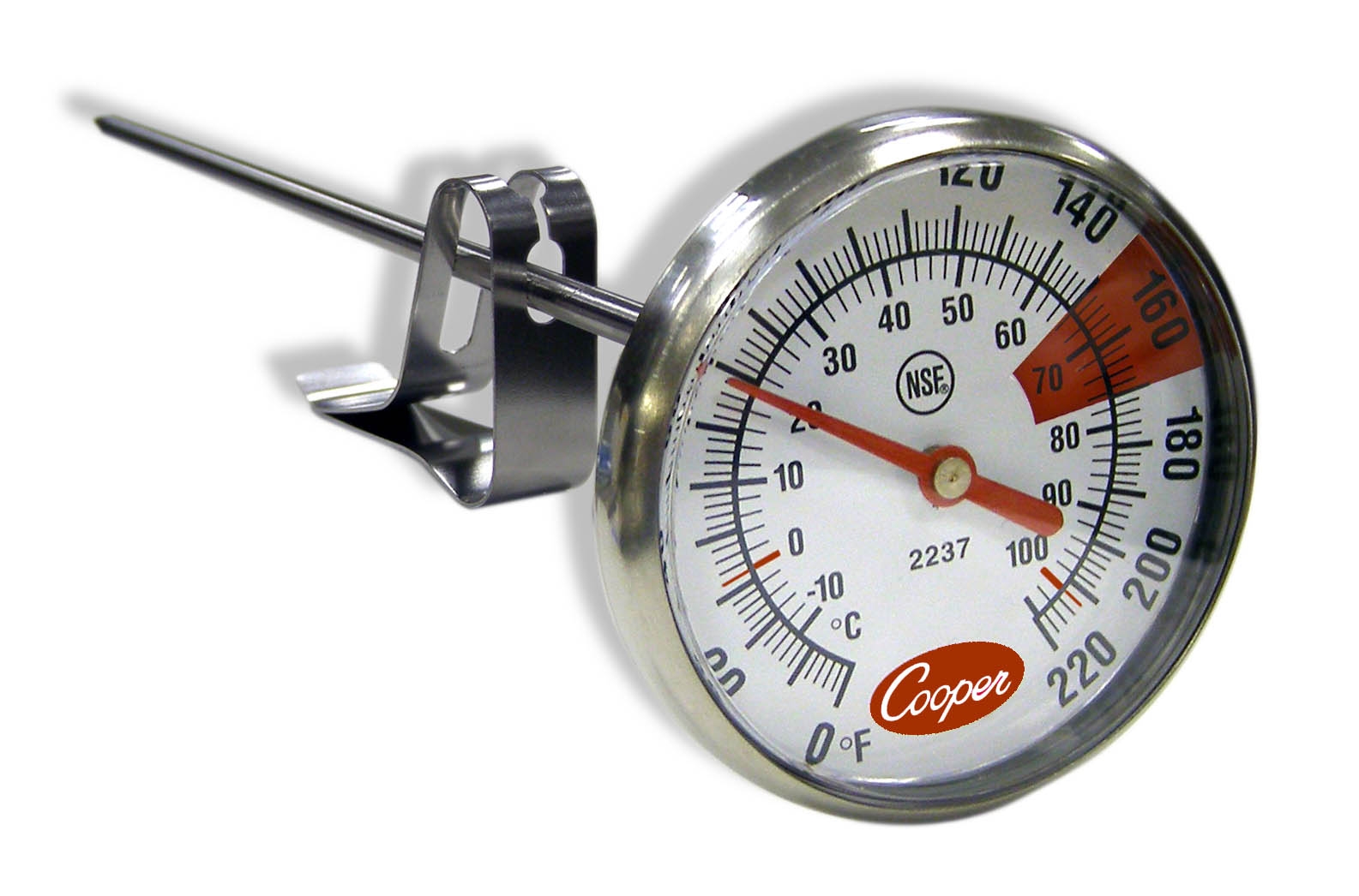 Cooper Atkins Dial Espresso Milk Frothing Thermometer.