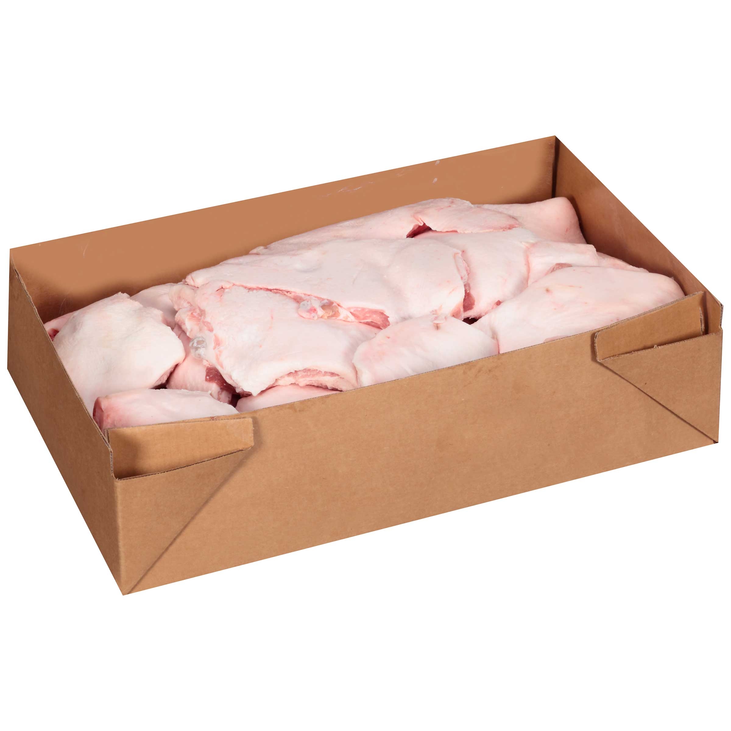 Farmland Skinned Poly Free Jowl Pork, 50 Pound.