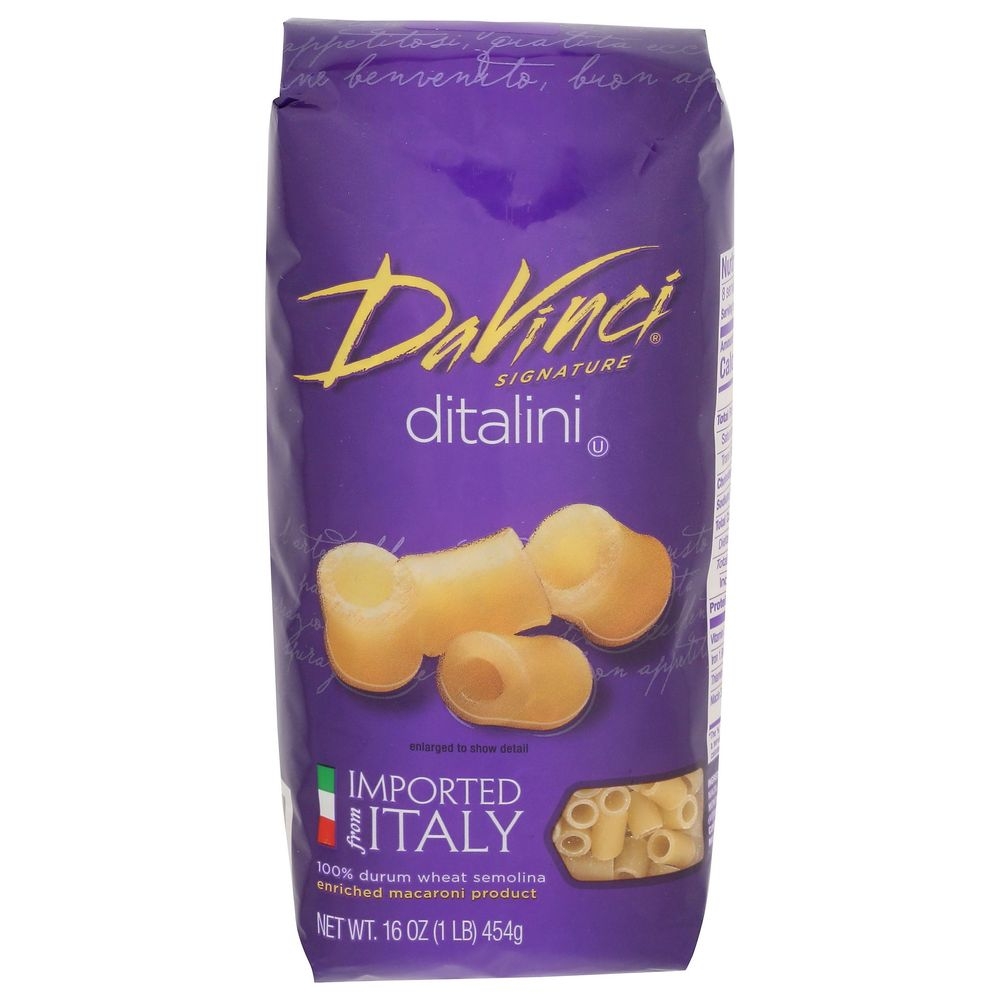 Davinci Ditalini Soup Cuts Pasta, 1 Pound -- 12 per case