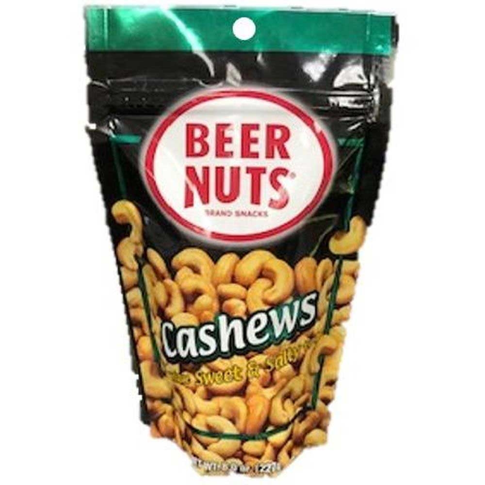Beer Nuts Sweet and Salty Cashew, 8 Ounce Stand Up Pouch -- 6 per case