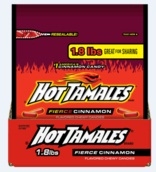 Hot Tamales Fierce Cinnamon Chewy Candy, 28.8 Ounce Stand Up Bag -- 6 per case.