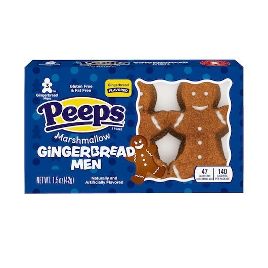 Peeps Marshmallow Gingerbread Men, 1.5 Ounce -- 24 per case