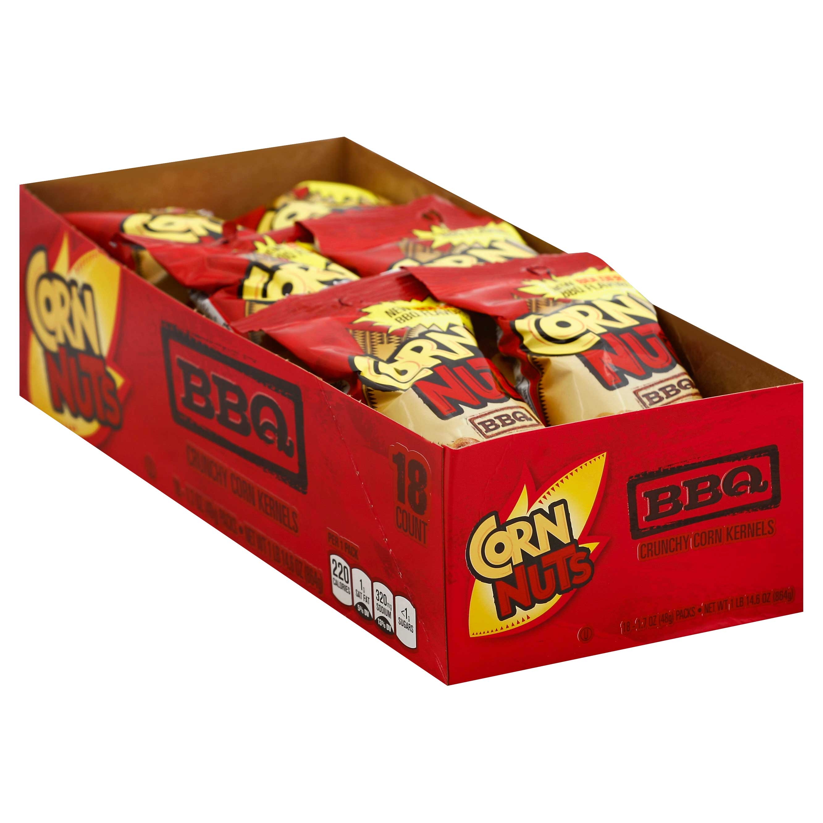 CornNuts Barbecue -  1.7 oz. bag, 2.6 per case