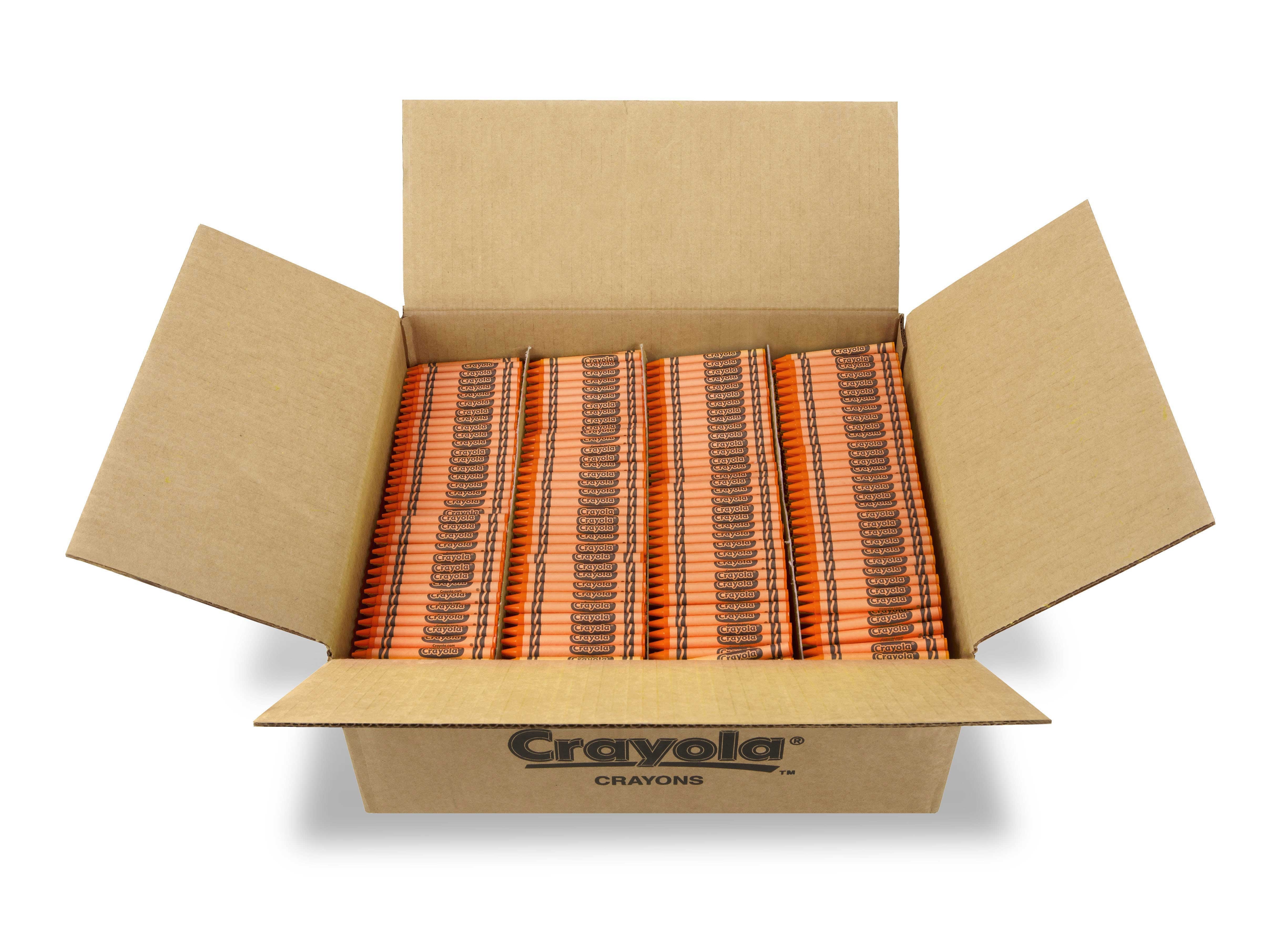 Crayola Orange Bulk Crayons -- 3000 per case.