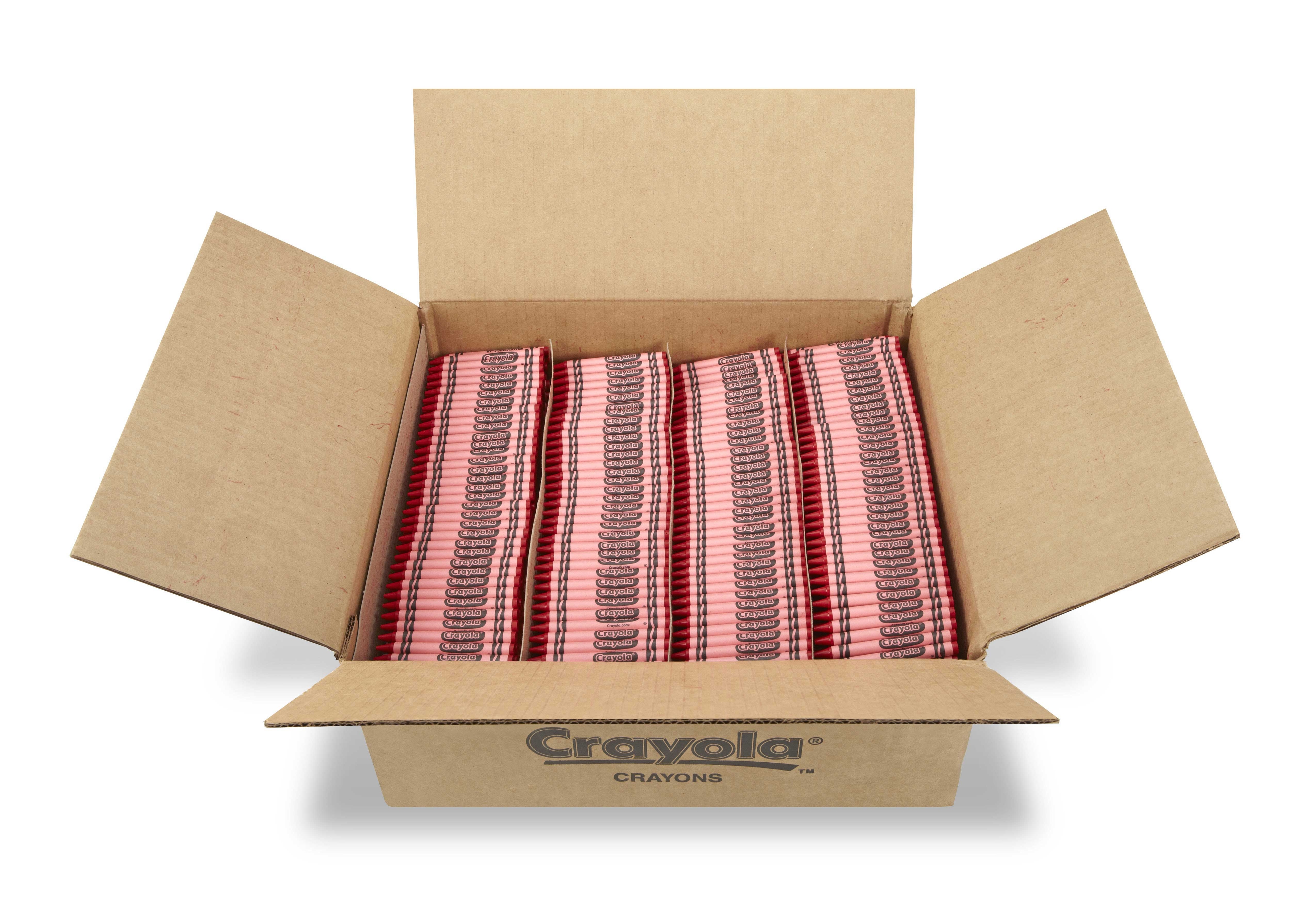 Crayola Red Bulk Crayons -- 3000 per case.