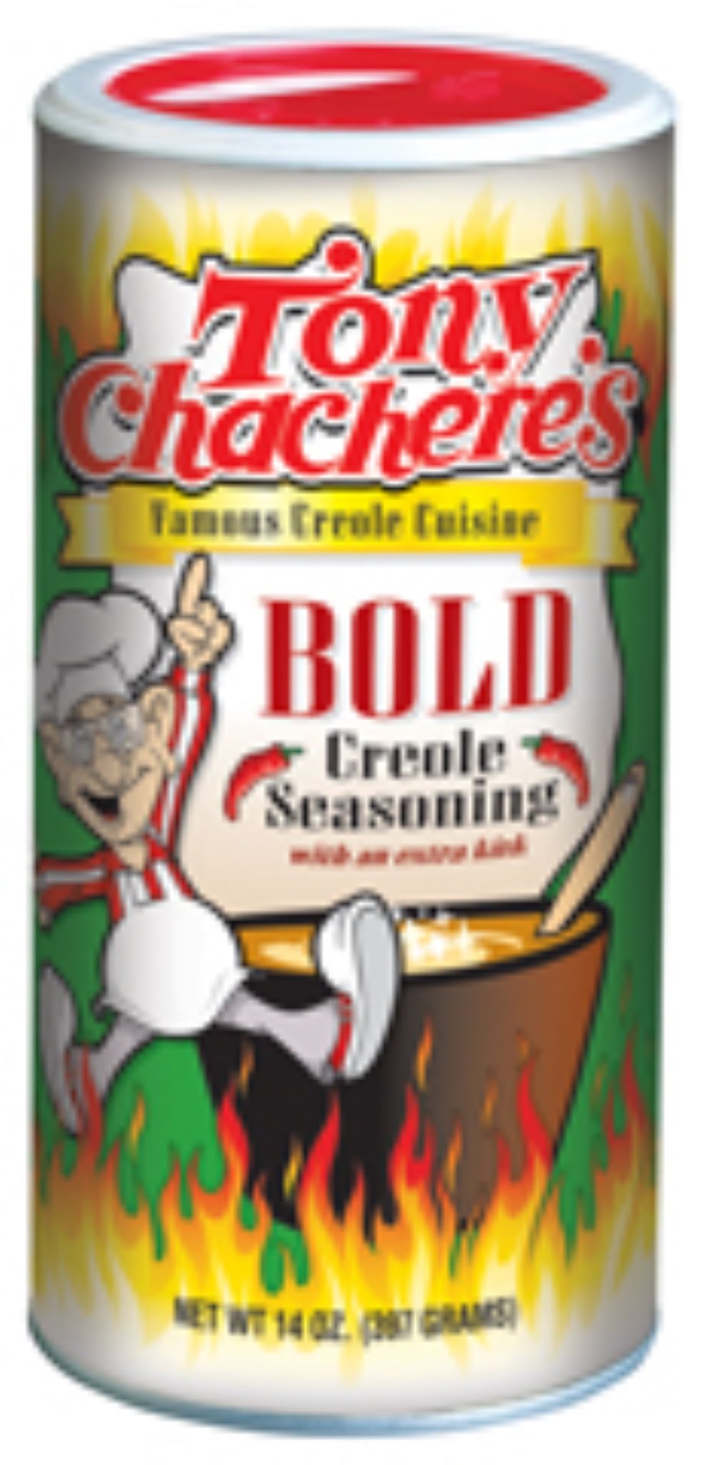 Tony Chacheres Bold Creole Seasoning, 14 Ounce -- 6 per case.
