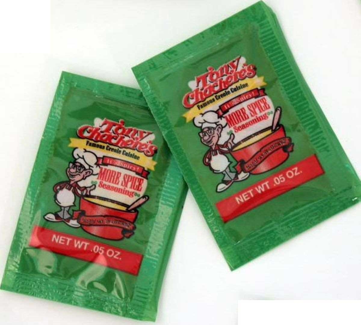 Tony Chacheres More Spice Creole Seasoning, 0.05 Ounce -- 1000 per case