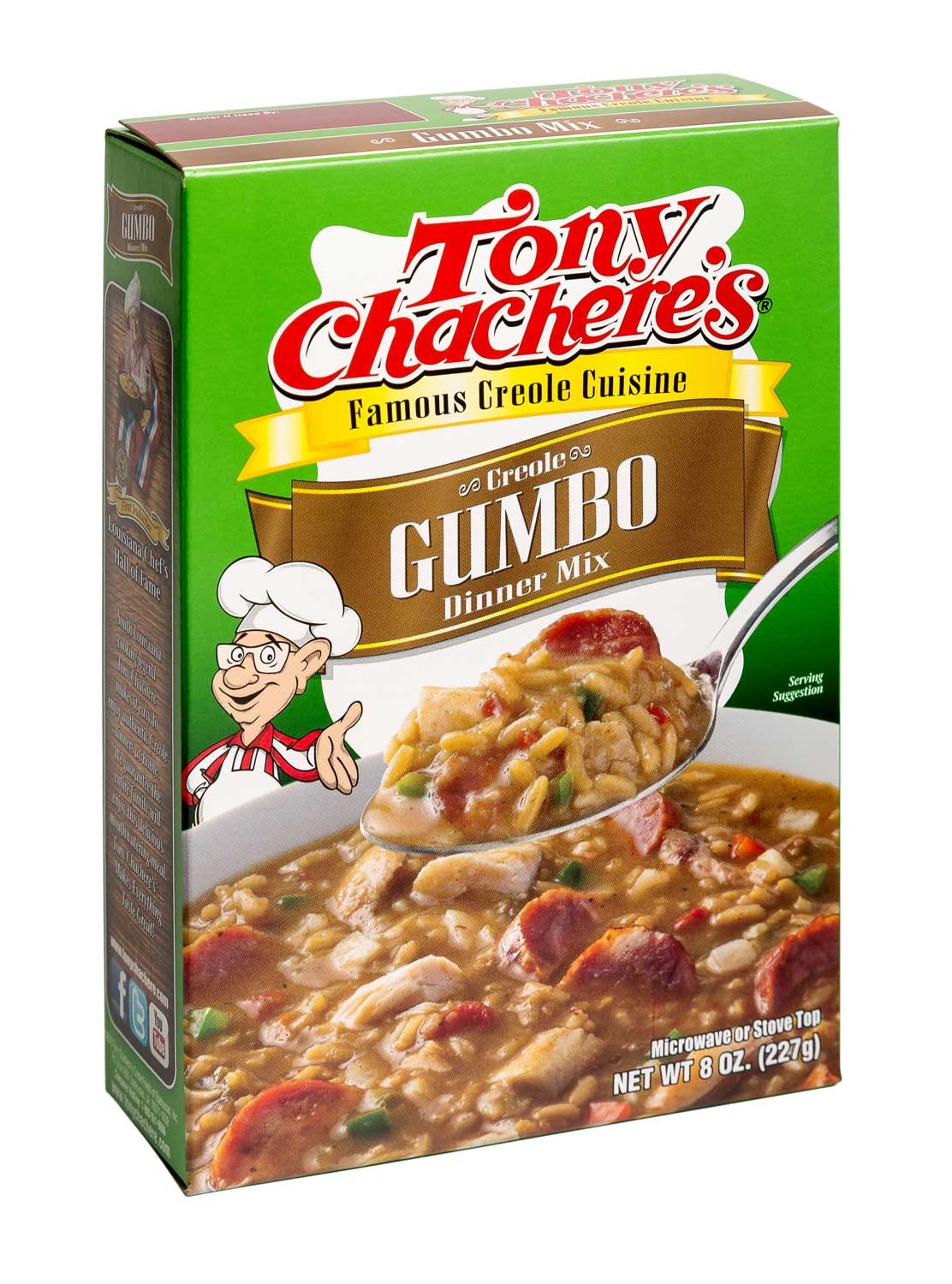 Tony Chacheres Creole Gumbo Seasoning Mix, 8 Ounce -- 12 per case