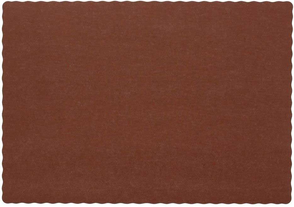 Royal Burgundy Solid Color Placemat, 9.25 x 13.25 inch -- 1000 per case