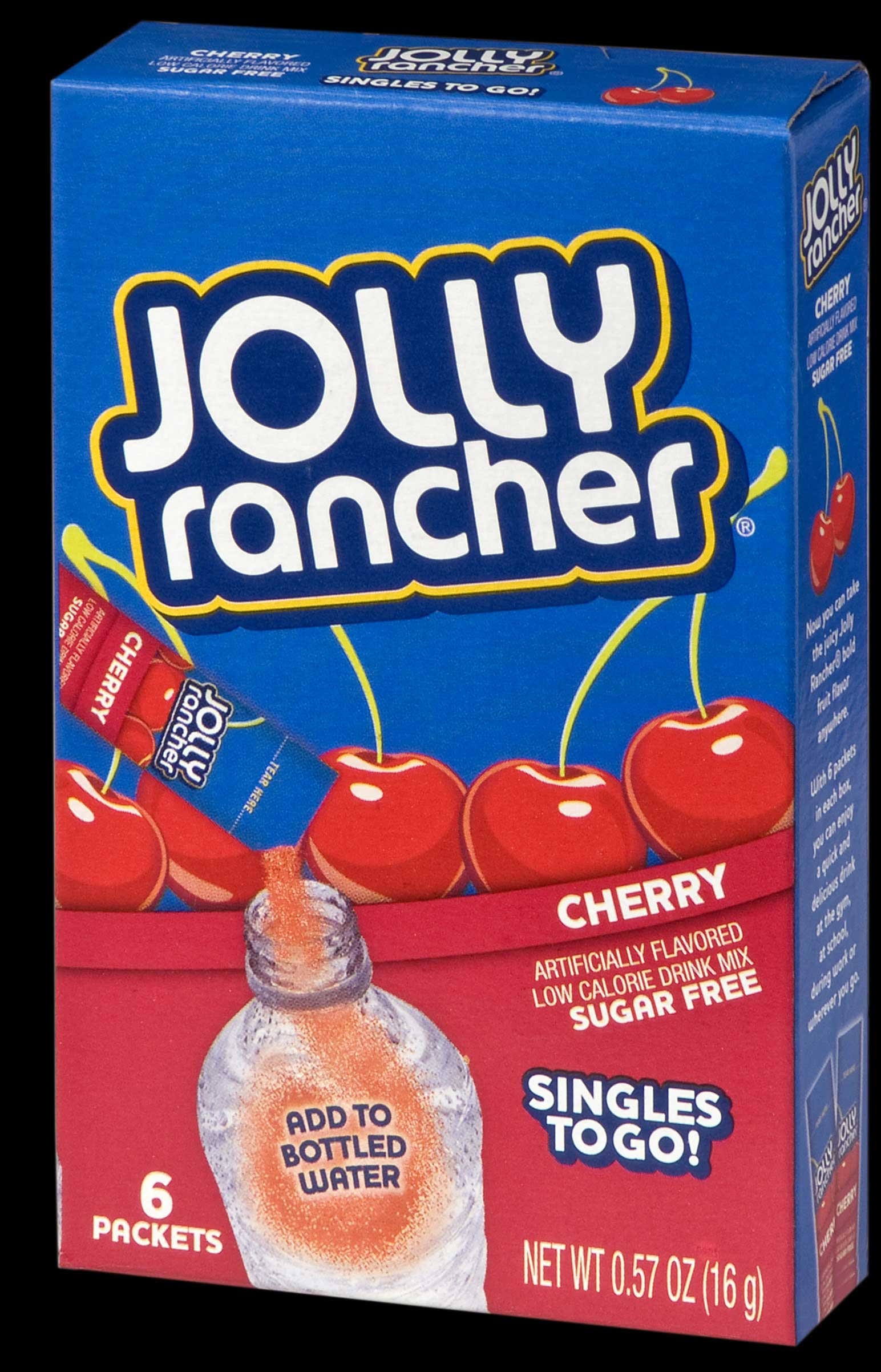 Jolly Rancher Singles To Go Cherry Powdered Drink Mix, 0.57 Ounce -- 12 per case