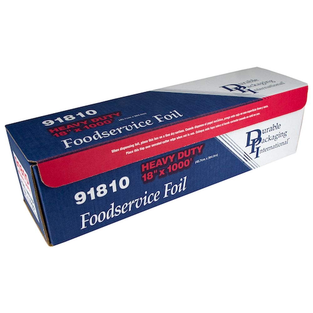 Durable Packaging Heavy Duty Foil Roll, 18 inch x 1000 Feet -- 1 roll