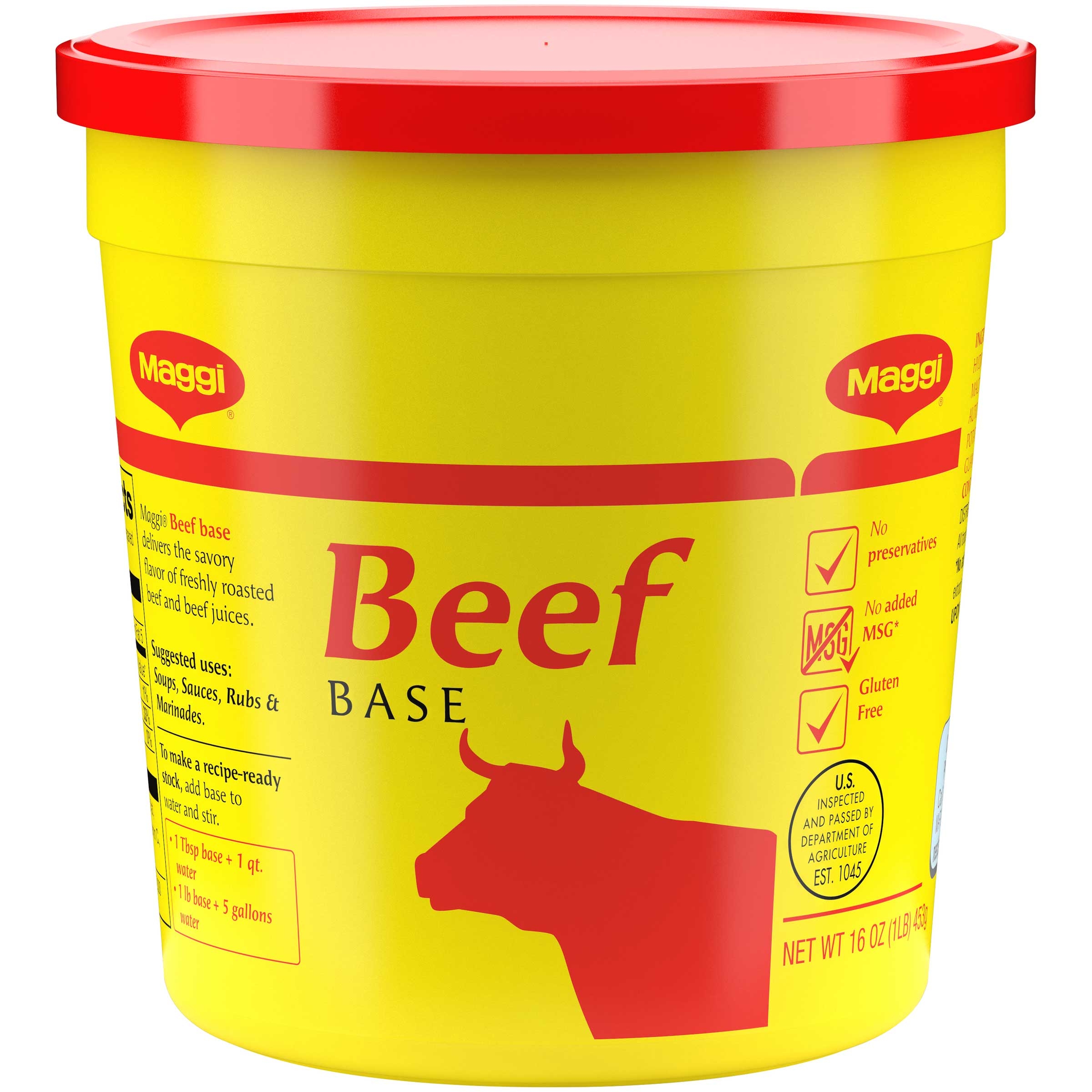 Maggi Beef Ingredient Base, 1 Pound -- 6 per case.