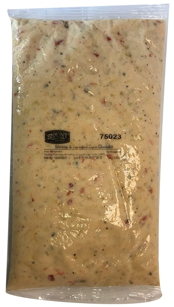Blount Shrimp and Roasted Corn Chowder, 4 Pound -- 4 per case