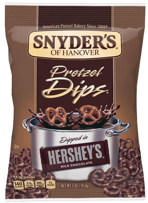 Snyders Of Hanover Milk Chocolate Pretzel Dip, 5 Ounce -- 8 per case.