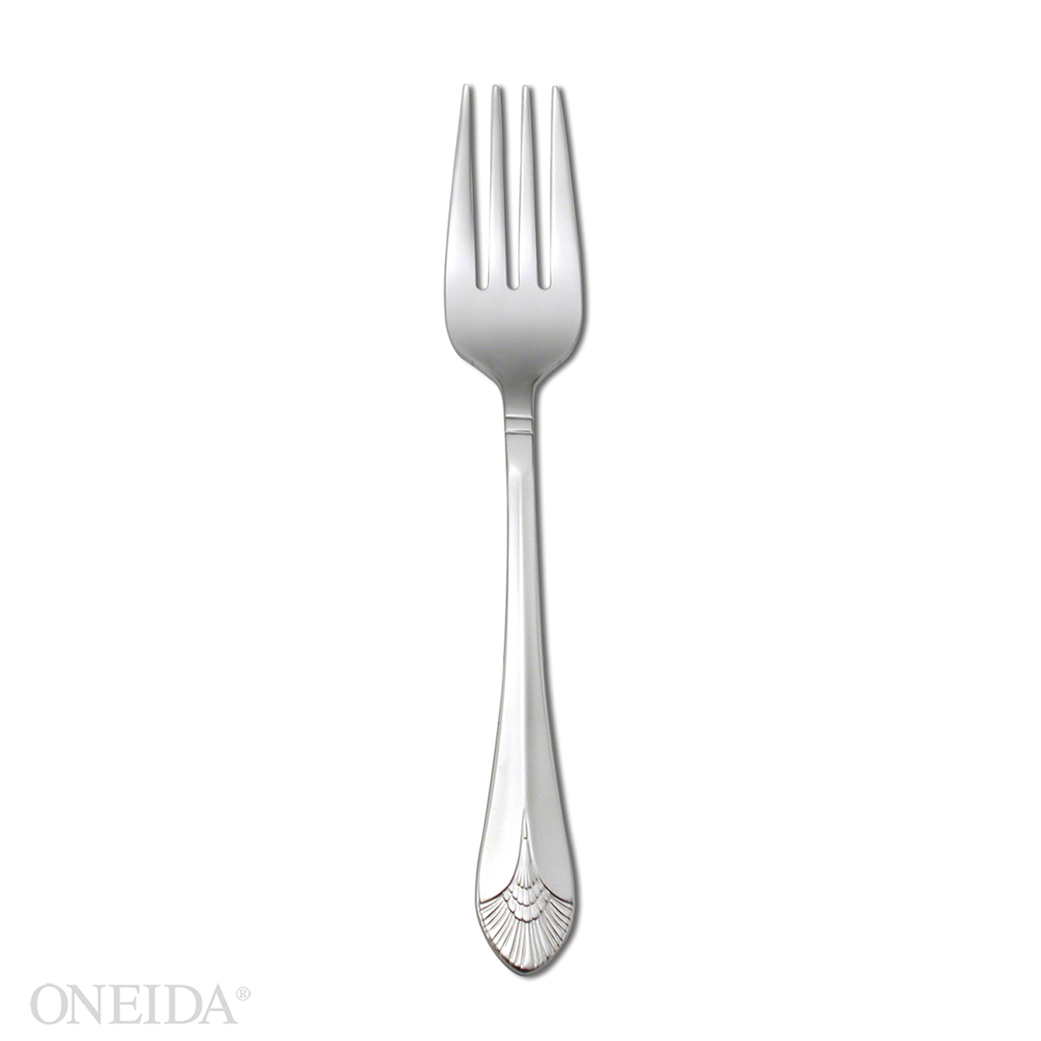 Oneida Europa Collection New York Silverplate Salad and Pastry Fork, 6 5/8 inch -- 12 per case