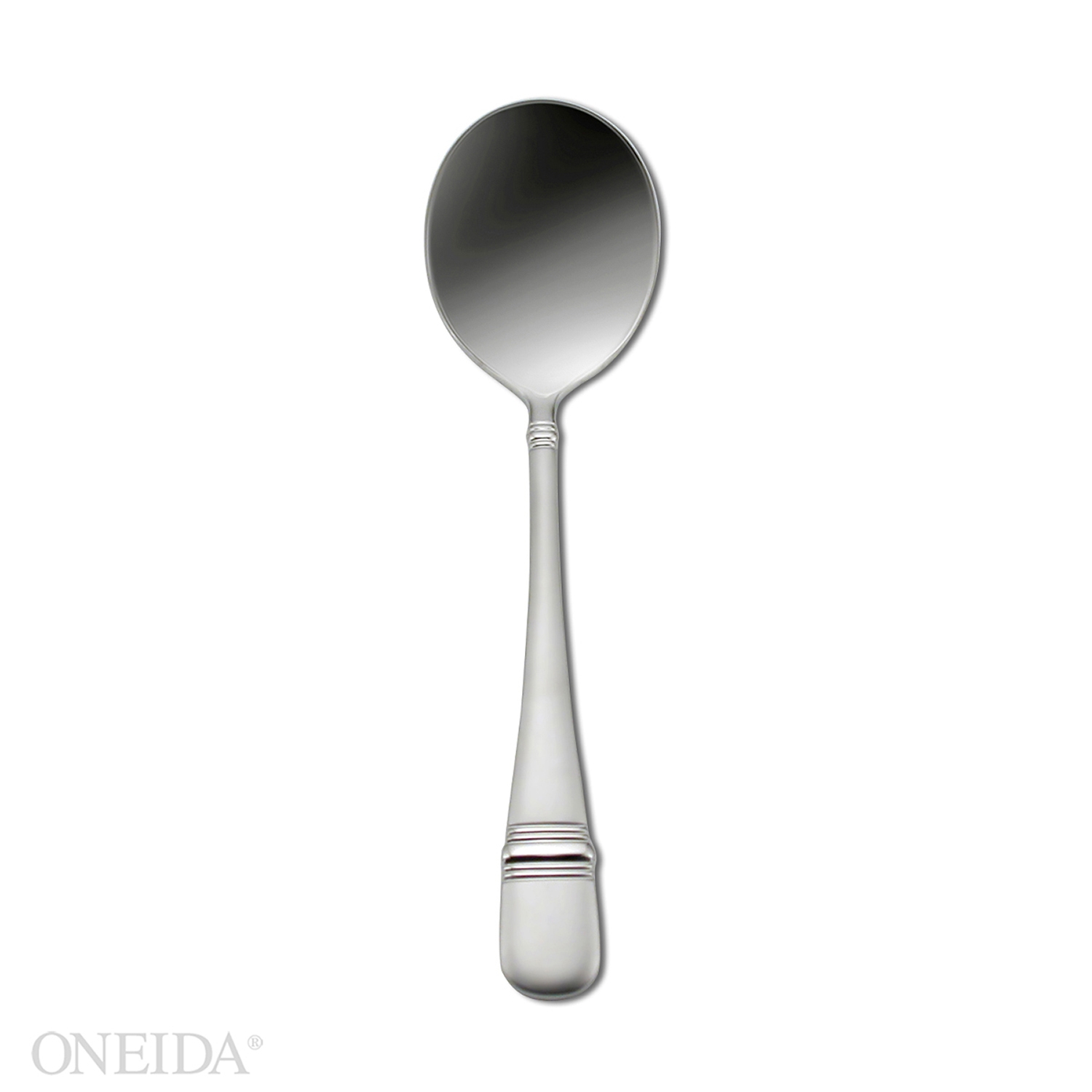 Oneida Satin Astragal Round Bowl Soup Spoon Pack -- 12 Per Case