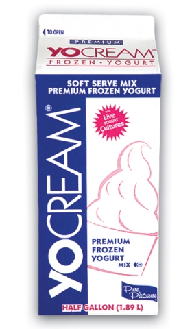 Yocream Yogurt Mix, Dutch Chocolate Low-Fat Soft Serve, 64 Ounce -- 6 per case.