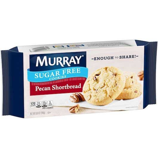 Murray Sugar Free Pecan Shortbread Cookies, 8.8 Ounce -- 12 per case