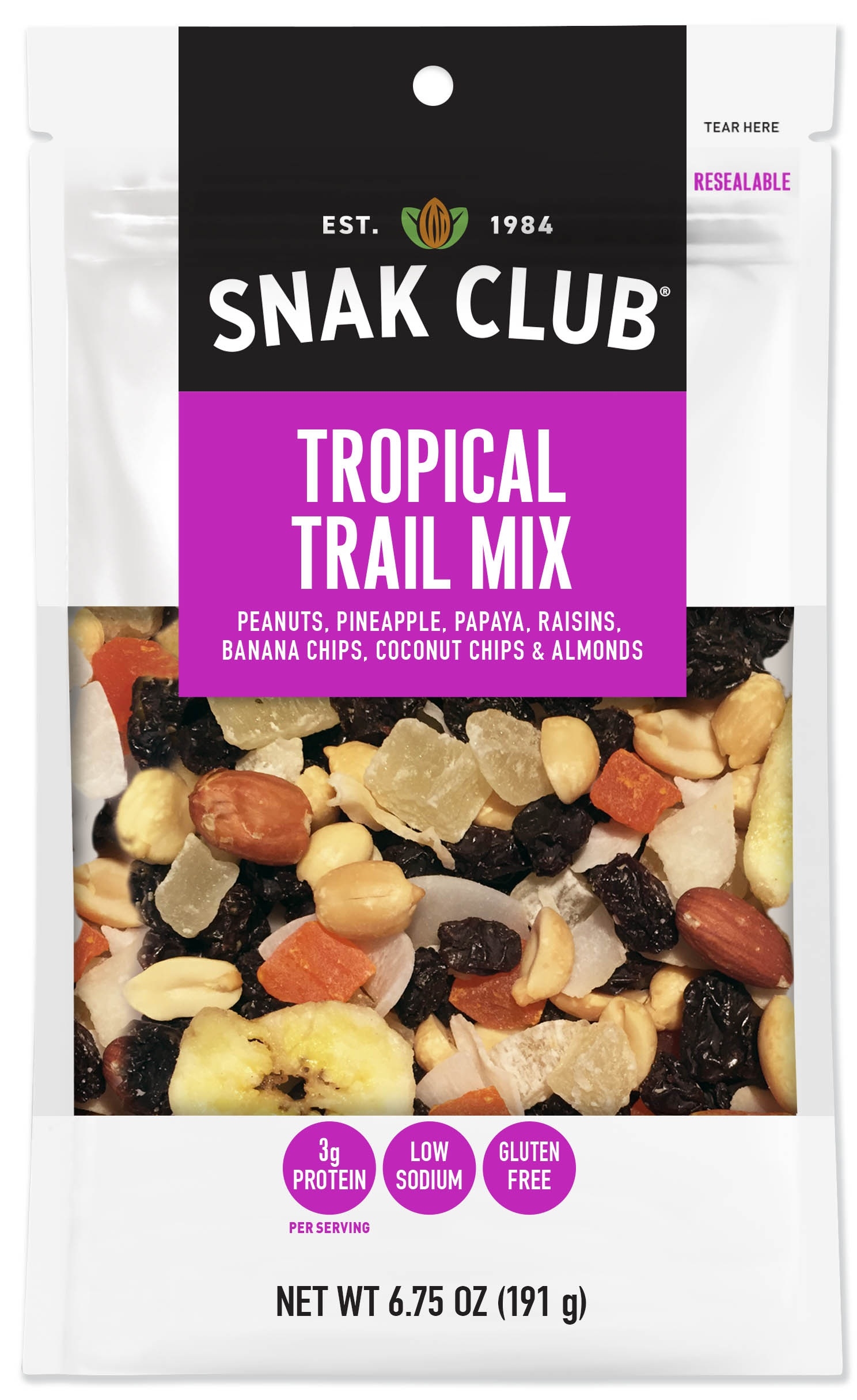 Century Snacks Tropical Mix, 6.75 Ounce -- 6 per case