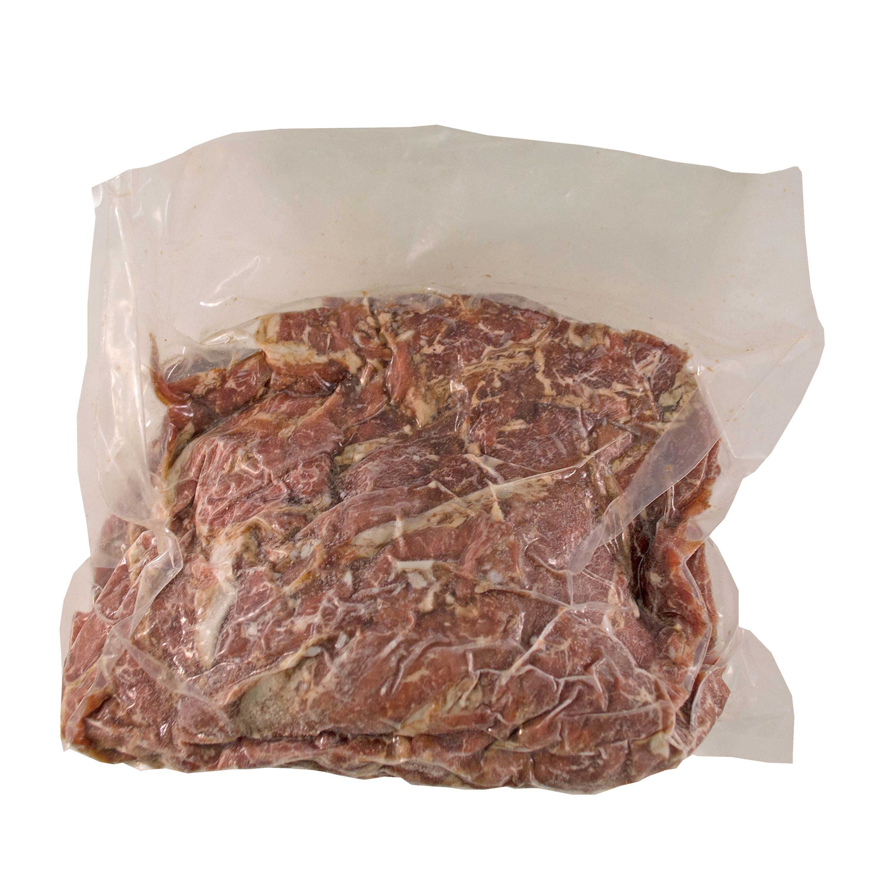 Kings Command Foods Glazed Grilled Seasoned Cooked Beef Steak, 2.5 Pound -- 4 per case.