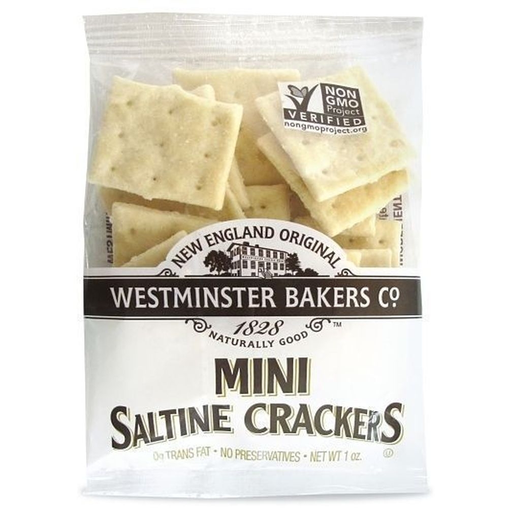 Westminster Crackers Single Serve Mini Saltine Cracker, 1 Ounce -- 100 per case