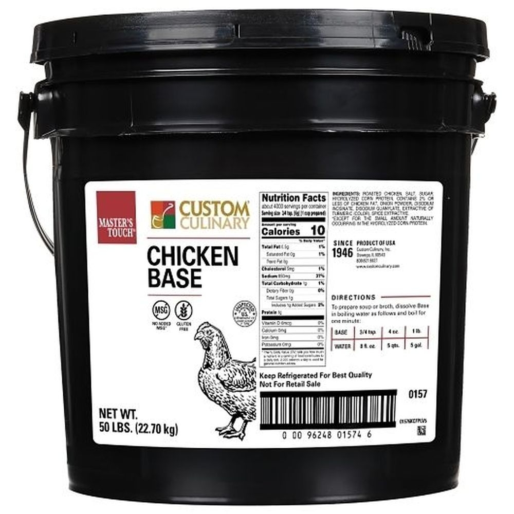 Master's Touch Chicken Base Paste, 50 Pound