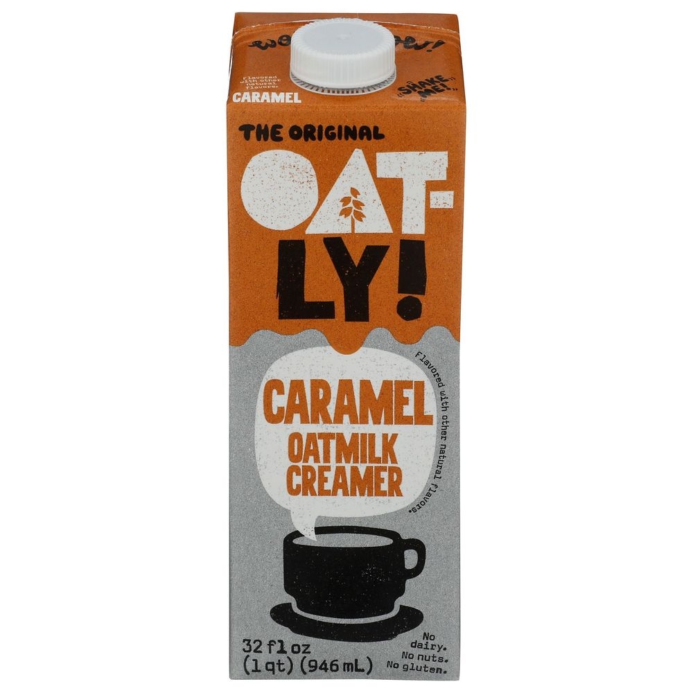 Oatly Original Caramel Oatmilk Creamer, 32 Fluid Ounce -- 6 per case