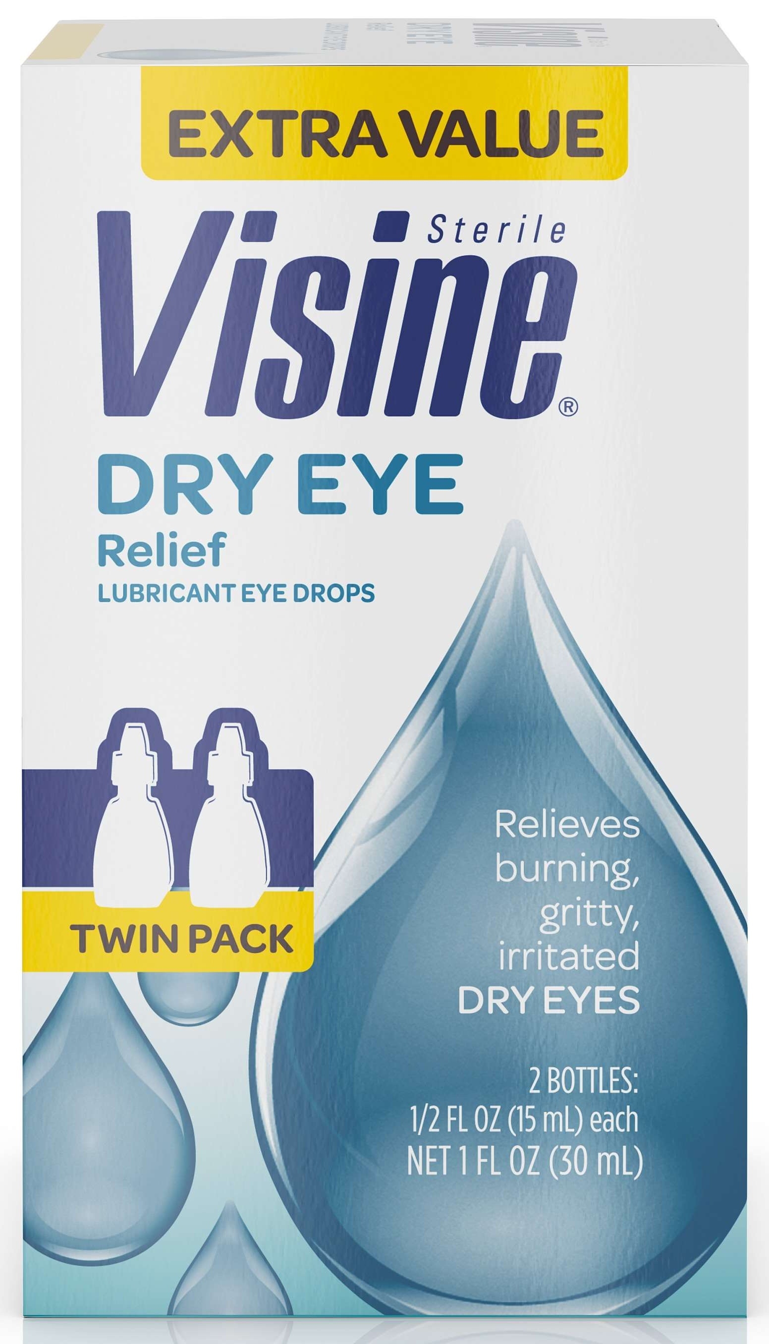 Visine Dry Eye Relief, 1 Fluid Ounce -- 24 per case