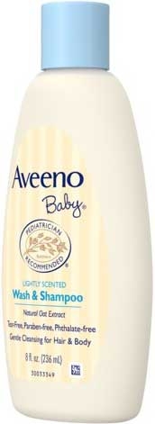 Aveeno Baby Wash and Shampoo, 8 Fluid Ounce -- 24 per case.