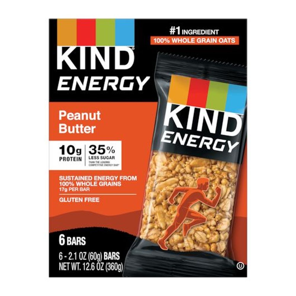 Kind Snacks Peanut Butter Energy Bar, 12.6 Ounce -- 5 per case